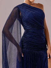 One Shoulder Cloak Prom Dress MCB0931